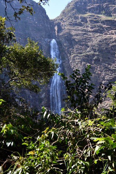 Casca d'Anta in de Serra da Canastra, Brazilië