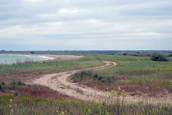 Landschap bij het Durankulak meer