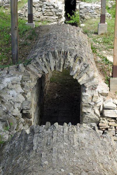 Van de waterleiding in Nikopolis ad Istrum is nog redelijk wat intact