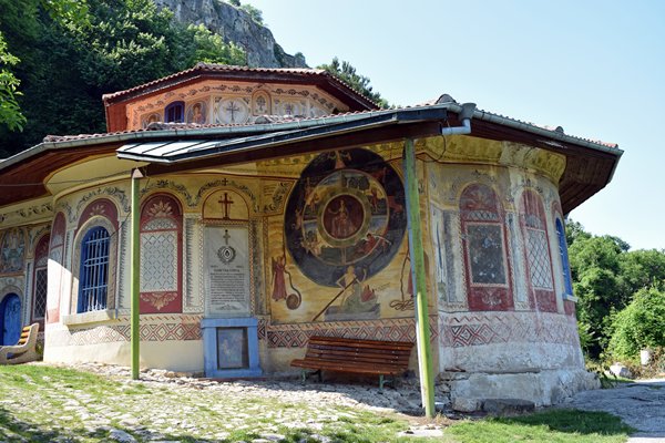 Het kerkje van het Preobrazhenski klooster