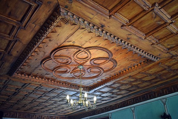Plafond in het Oslekov huis in Koprivshtitsa
