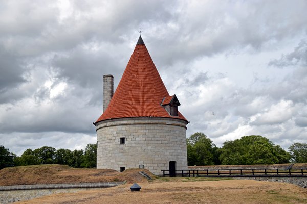 Torentje in het kasteel van Kuressaare op Saaremaa, Estland