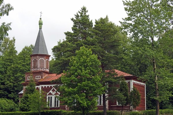 De Orthodoxe kerk van de Heilige Drieëenheid bij Köpu, Estland