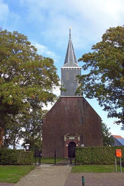 Kerk van Tjerkgaast in de buurt van Sloten, Friesland