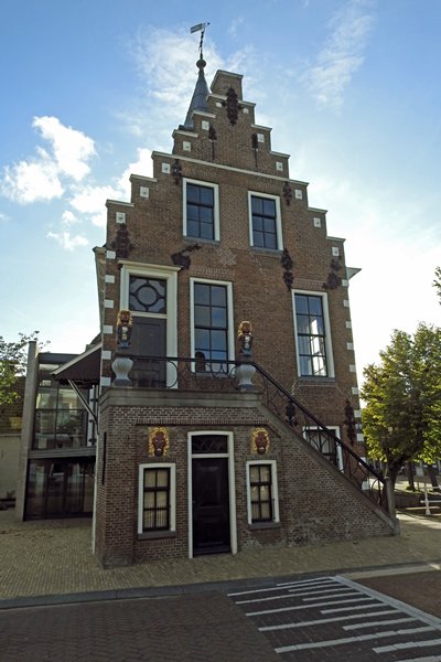 Het oude raadhuis van Balk, Friesland