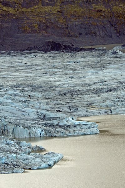 Uitzicht op de Skaftafelljökull gletsjer