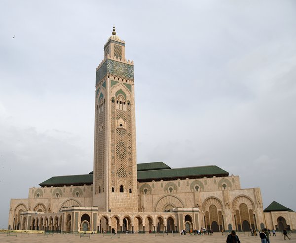 Hassan II moskee in Casablanca, Marokko