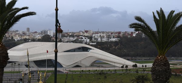 Grand Théâtre de Rabat in aanbouw