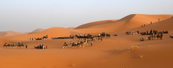 Massatoerisme in Merzouga, Marokko