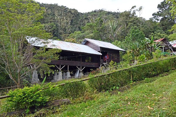 Het guesthouse in Sioubri, Papoea