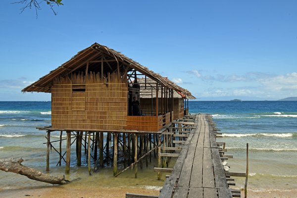Guesthouse op Waigeo, Papoea