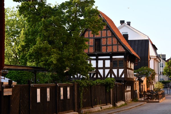 Straatbeeld van Visby, Gotland