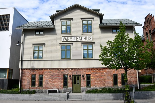 Badhuis uit 1894 in Umeå, Noord Zweden