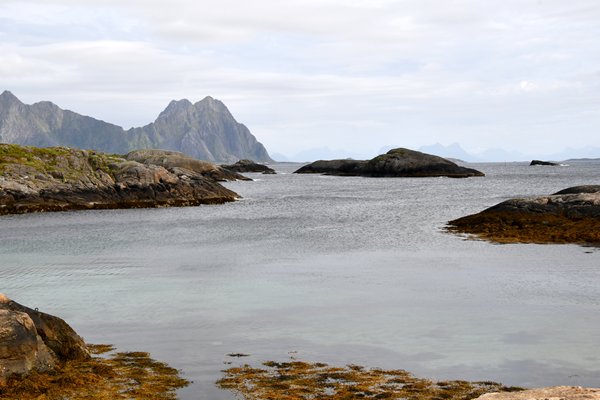 Kust bij Svolvaer