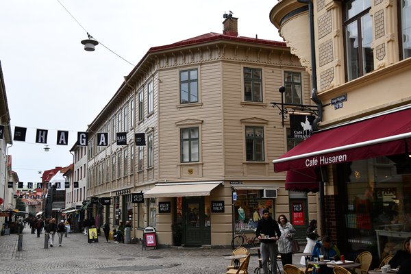 Straat in Haga, Göteborg