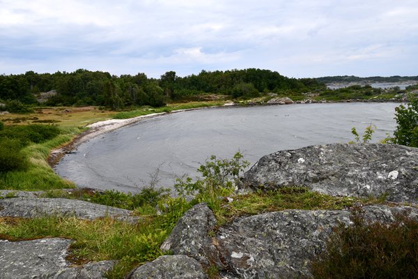 Rustige baai op Vrångö, Zweden