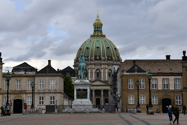 Frederiks Kirke (Marmorkirken) en Amalienborg, Kopenhagen