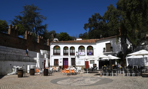Plein, tevens arena voor stierenvechten, in Linares