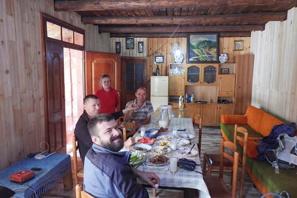 Lunch in Shebenik-Jabllanicë NP, Albanië