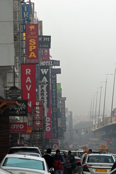 Delhi in de smog (India)