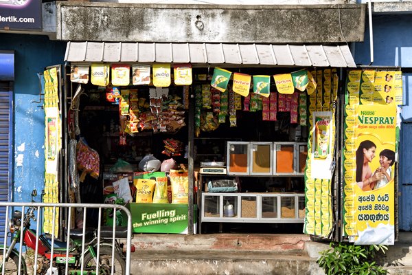 Winkeltje in Negombo (Sri Lanka)