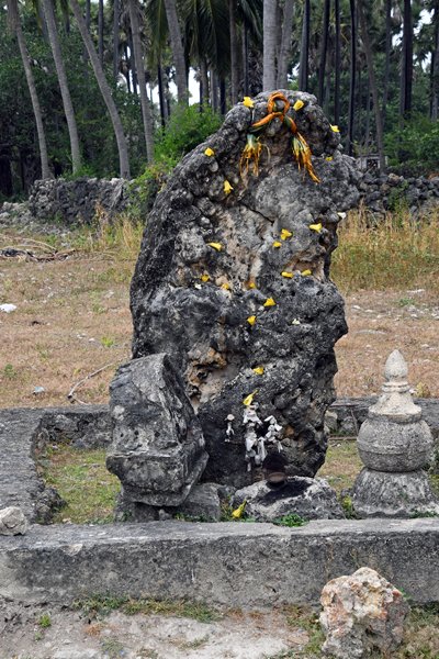 De heilige steen op Delft Island (Sri Lanka)