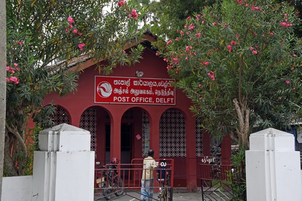 Postkantoor op Delft Island (Sri Lanka)