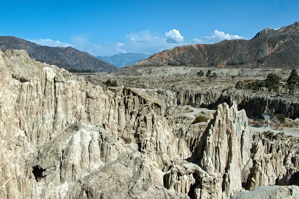 Valle de Luna bij La Paz.