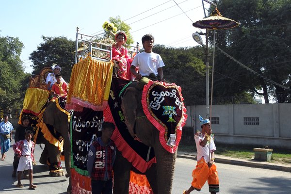 Ceremonie in Mandalay