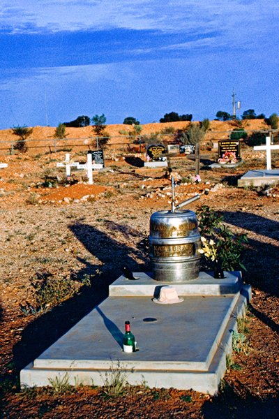 Graf in Coober Pedy.