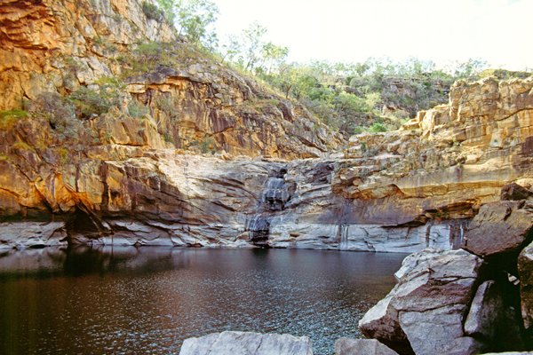 Mooie zwemplek Kakadu.