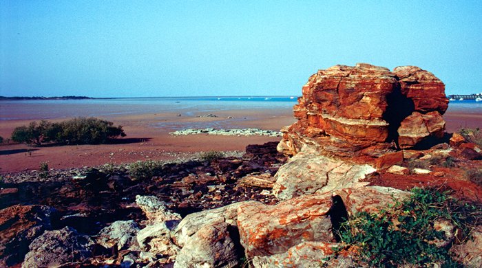 De kust bij Broome.