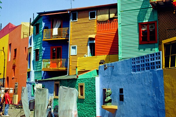 Wijk Boca in Buenos Aires.